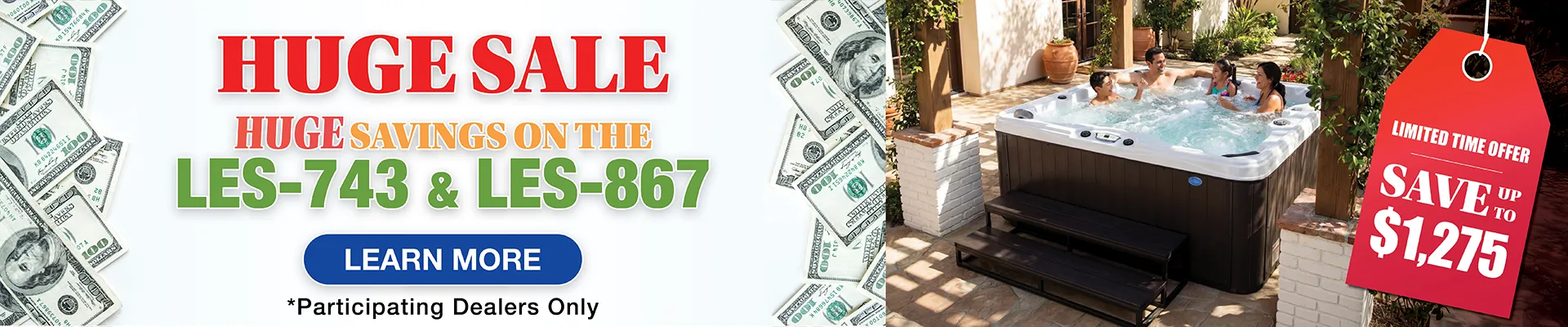 Calspas hot tub being used in a family setting - Lakeport